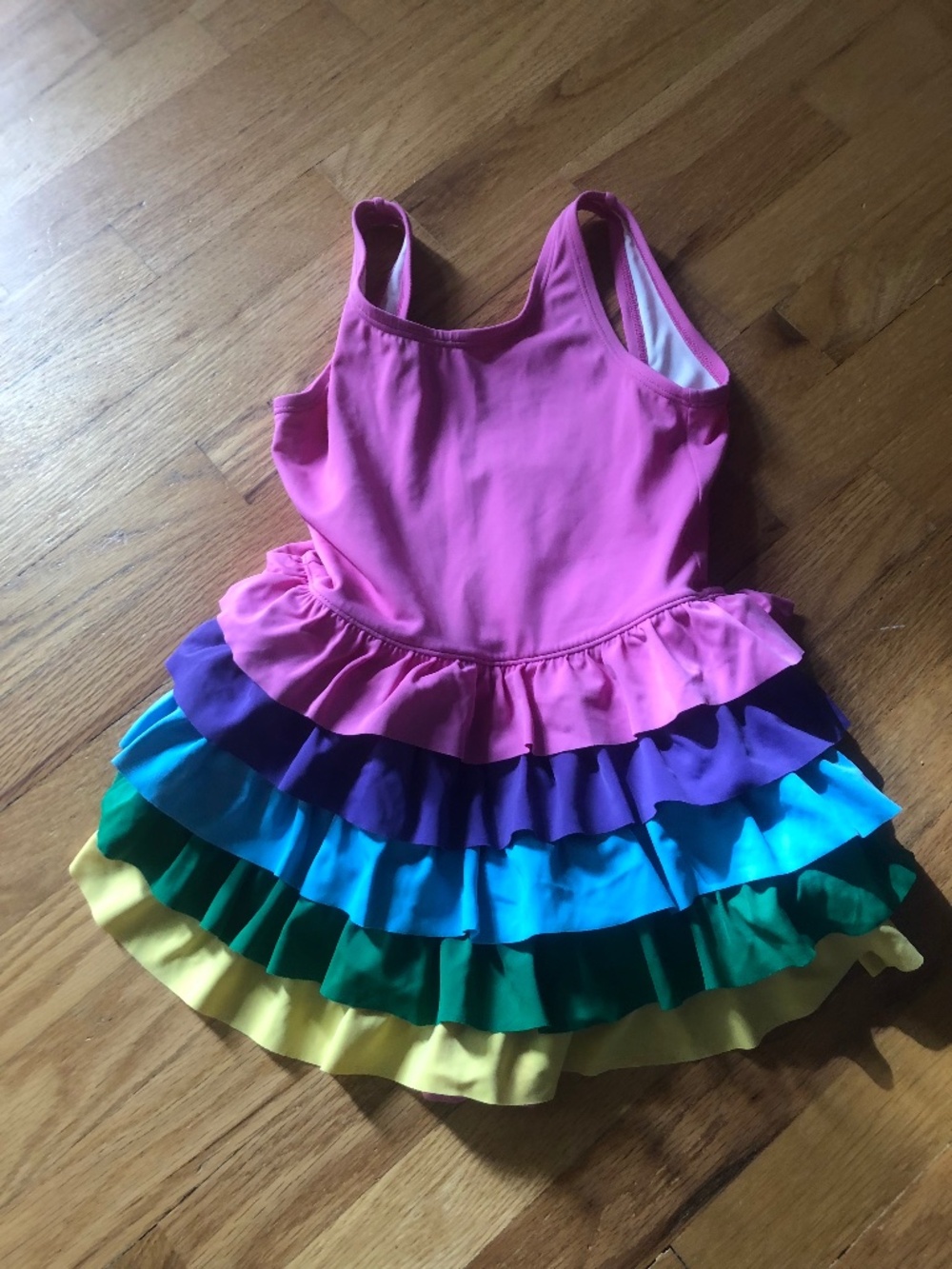 Adorable Hanna Andersson Ruffle Swim Suit